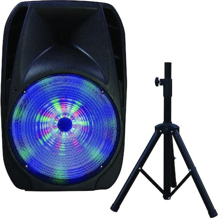 Supersonic Supersonic RA44328 15 in. Portable Bluetooth Dj Speaker with Stand RA44328